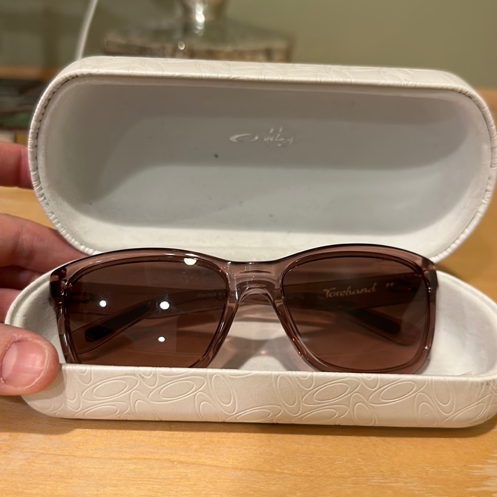 Oakley sunglasses.